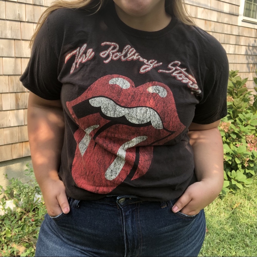 The Rolling Stones Black Band Tee - Medium